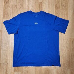 2025 Adidas lounge still life lemons graphic t-shirt men sz 2XL XXL royal NWT